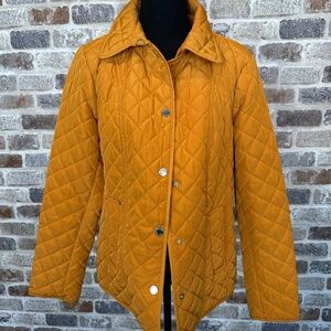 Michael Kors Canary Yellow Button Up Jacket